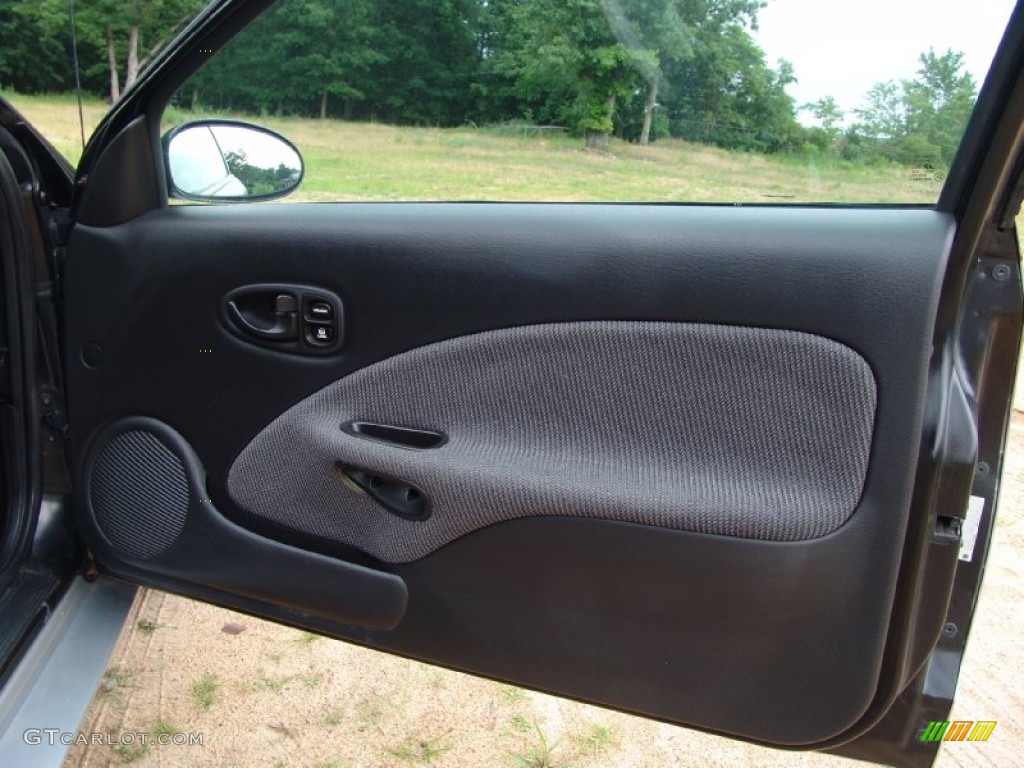 2002 Saturn S Series SC1 Coupe Black Door Panel Photo #50781696