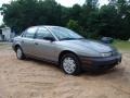 Silver 1997 Saturn S Series SL Sedan Exterior