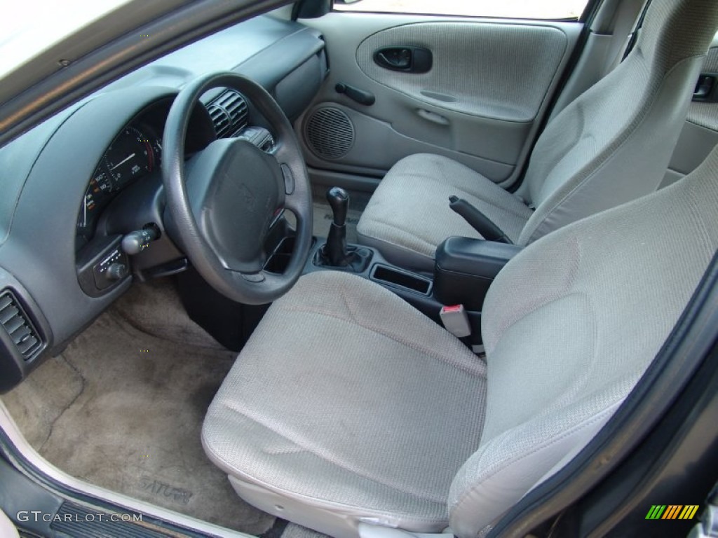 Tan Interior 1997 Saturn S Series SL Sedan Photo #50781888