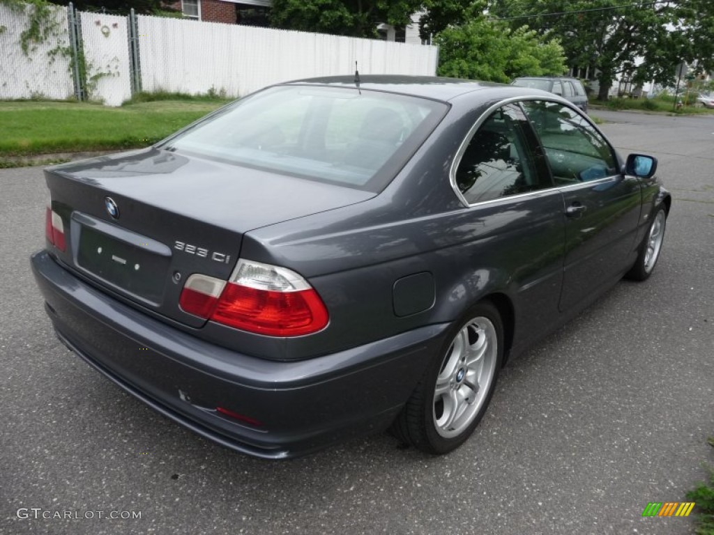 2000 3 Series 323i Coupe - Steel Grey Metallic / Grey photo #3