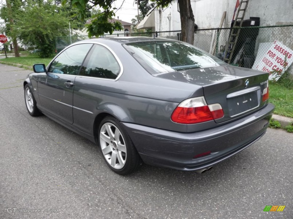 2000 3 Series 323i Coupe - Steel Grey Metallic / Grey photo #4