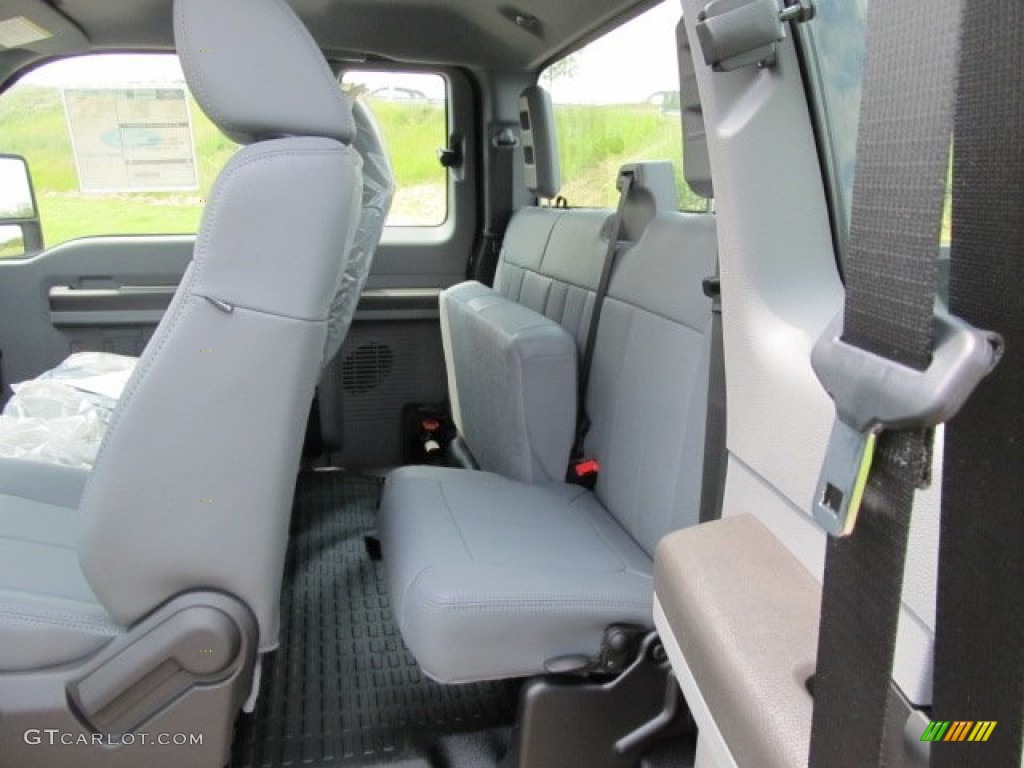 Steel Interior 2011 Ford F350 Super Duty XL SuperCab 4x4 Photo #50783706