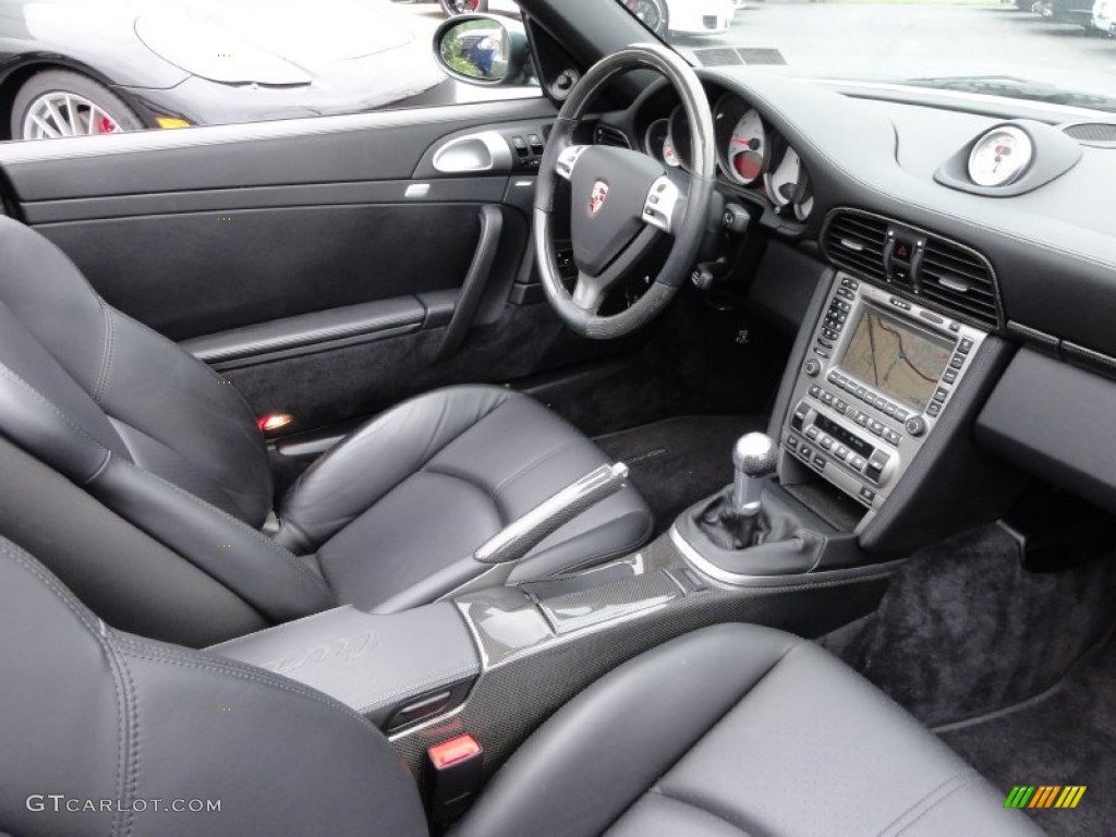 2008 911 Turbo Cabriolet - Malachite Green Metallic / Black photo #18