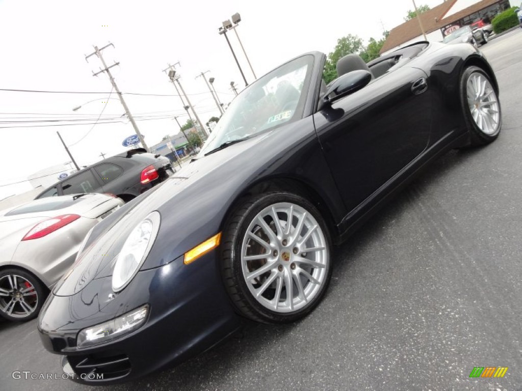Atlas Grey Metallic 2006 Porsche 911 Carrera 4 Cabriolet Exterior Photo #50785440