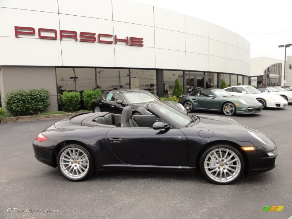 Atlas Grey Metallic 2006 Porsche 911 Carrera 4 Cabriolet Exterior Photo #50785512