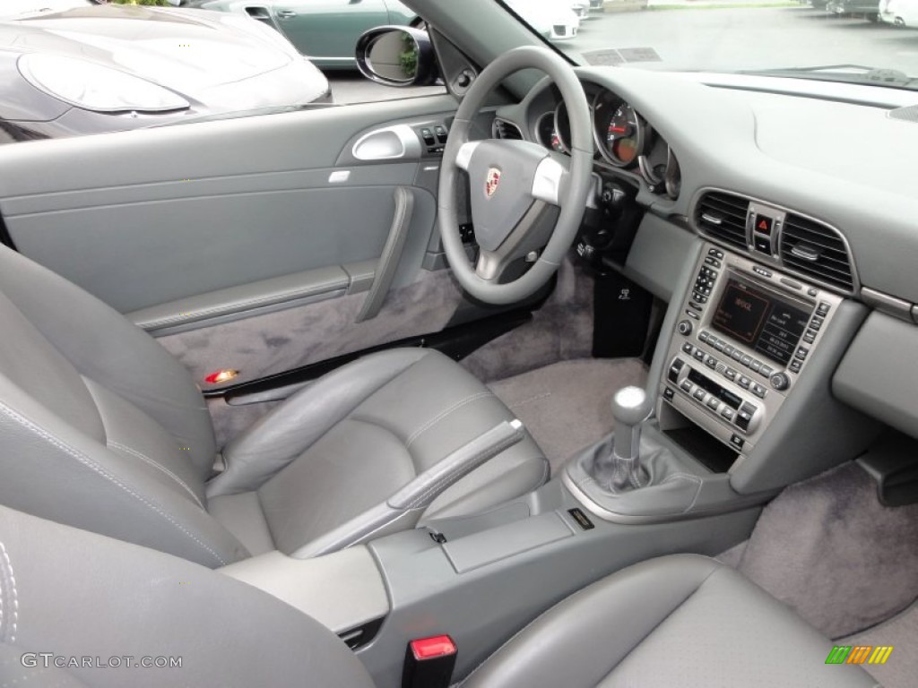 Black Interior 2006 Porsche 911 Carrera 4 Cabriolet Photo #50785695