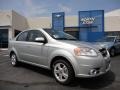 2011 Ice Silver Metallic Chevrolet Aveo LT Sedan  photo #1