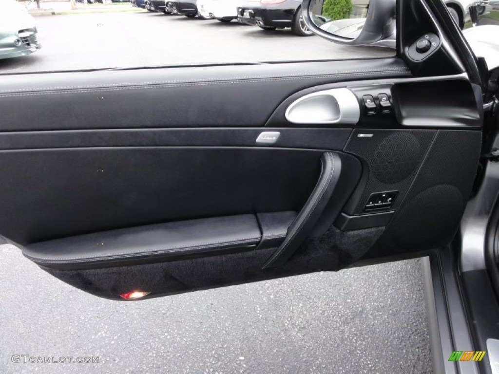 2011 Porsche 911 Turbo Coupe Black Door Panel Photo #50786829