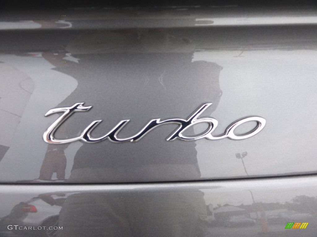 2011 911 Turbo Coupe - Meteor Grey Metallic / Black photo #24
