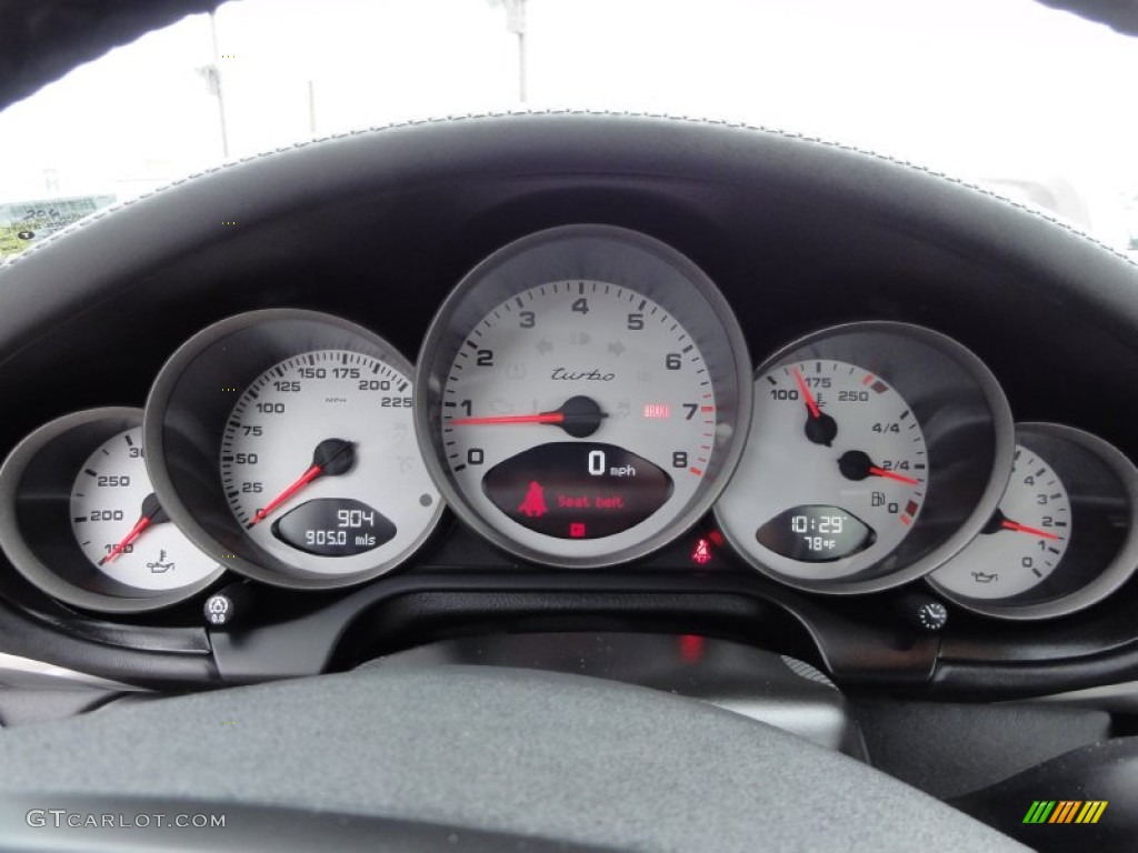 2011 Porsche 911 Turbo Coupe Gauges Photo #50787177