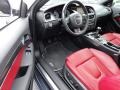 Magma Red Interior Photo for 2008 Audi S5 #50787399