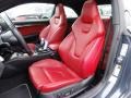 Magma Red Interior Photo for 2008 Audi S5 #50787465