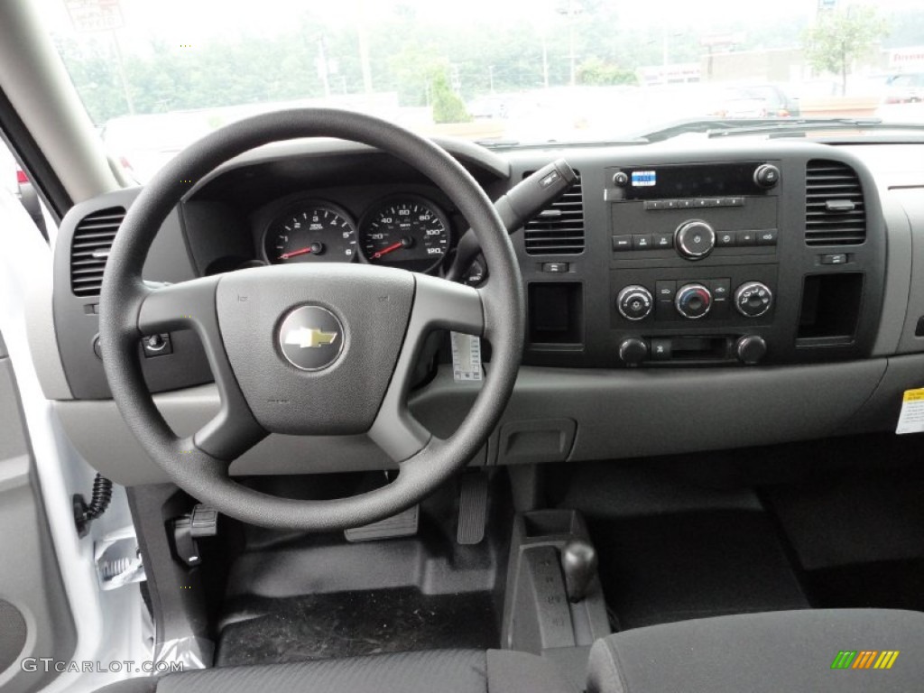 2011 Chevrolet Silverado 1500 Extended Cab 4x4 Dark Titanium Dashboard Photo #50787897