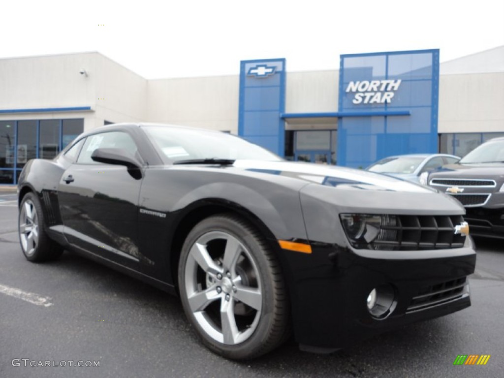 2011 Camaro LT Coupe - Black / Black photo #1