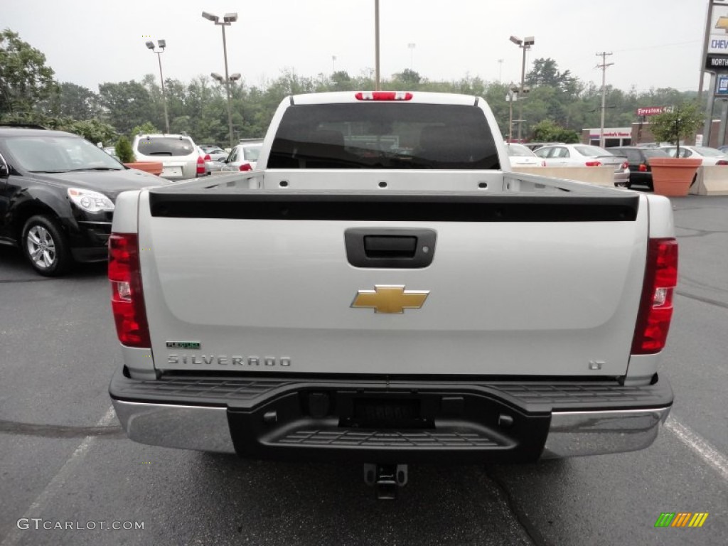 2011 Silverado 1500 LT Extended Cab 4x4 - Sheer Silver Metallic / Ebony photo #7