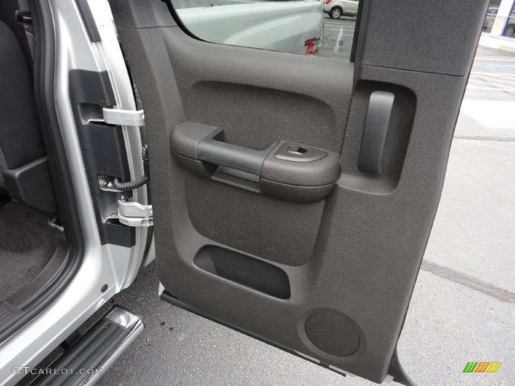 2011 Silverado 1500 LT Extended Cab 4x4 - Sheer Silver Metallic / Ebony photo #15