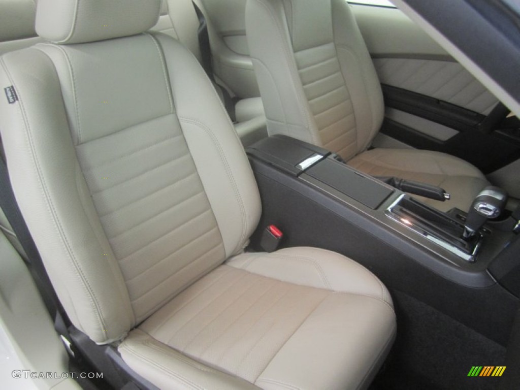 2011 Mustang V6 Premium Coupe - Performance White / Stone photo #18