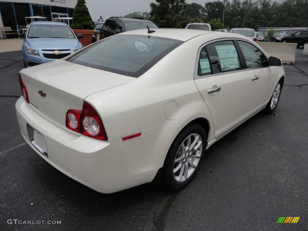 2011 Malibu LTZ - White Diamond Tricoat / Cocoa/Cashmere photo #7
