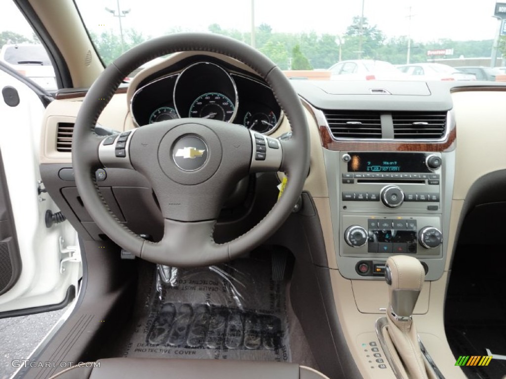 2011 Malibu LTZ - White Diamond Tricoat / Cocoa/Cashmere photo #11