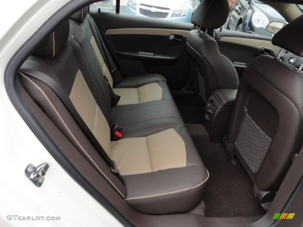 2011 Malibu LTZ - White Diamond Tricoat / Cocoa/Cashmere photo #16