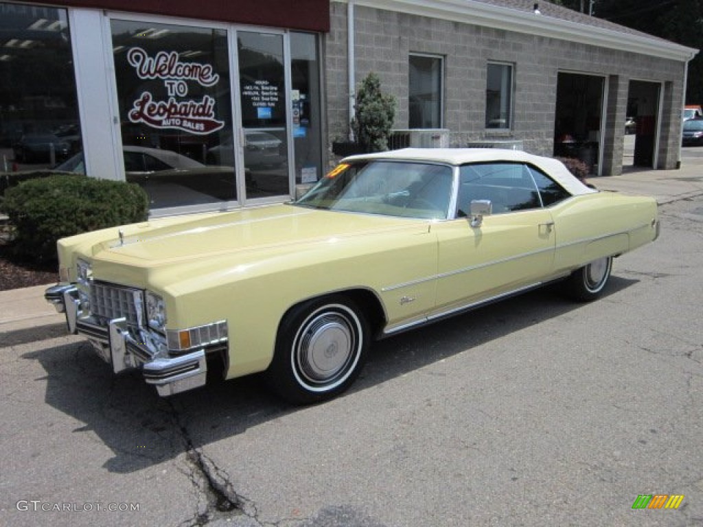 Harvest Yellow Cadillac Eldorado