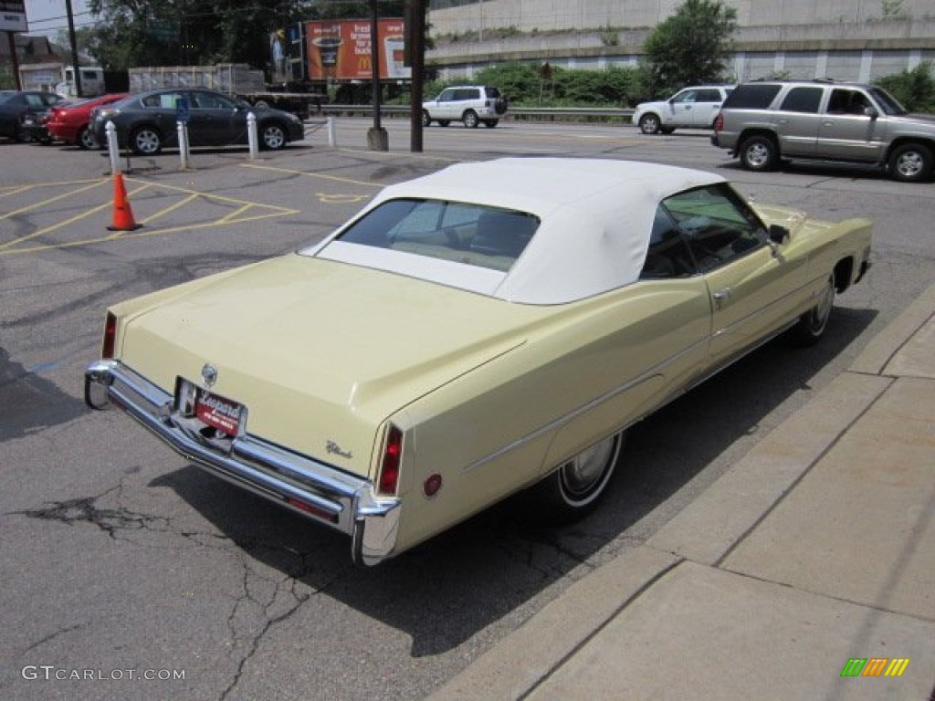 Harvest Yellow 1973 Cadillac Eldorado Convertible Exterior Photo #50793003
