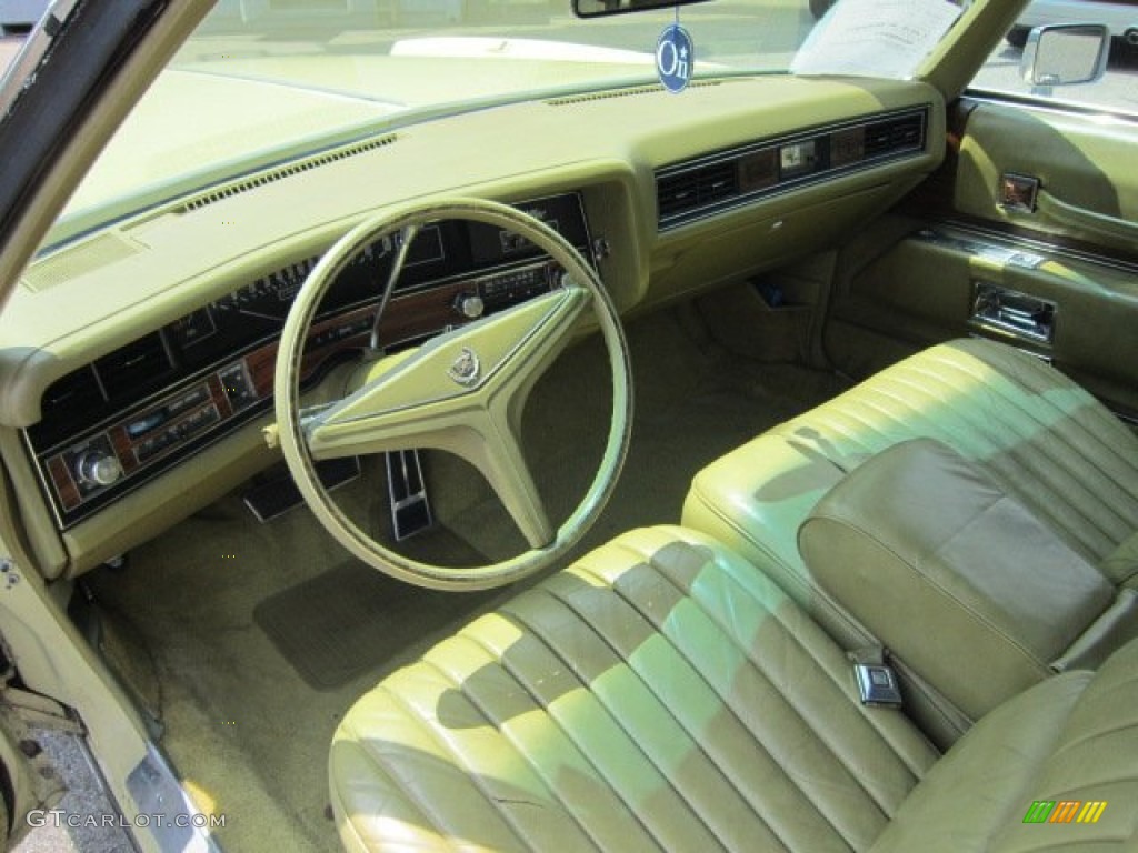 Antique Light Sandalwood Interior 1973 Cadillac Eldorado Convertible Photo #50793090