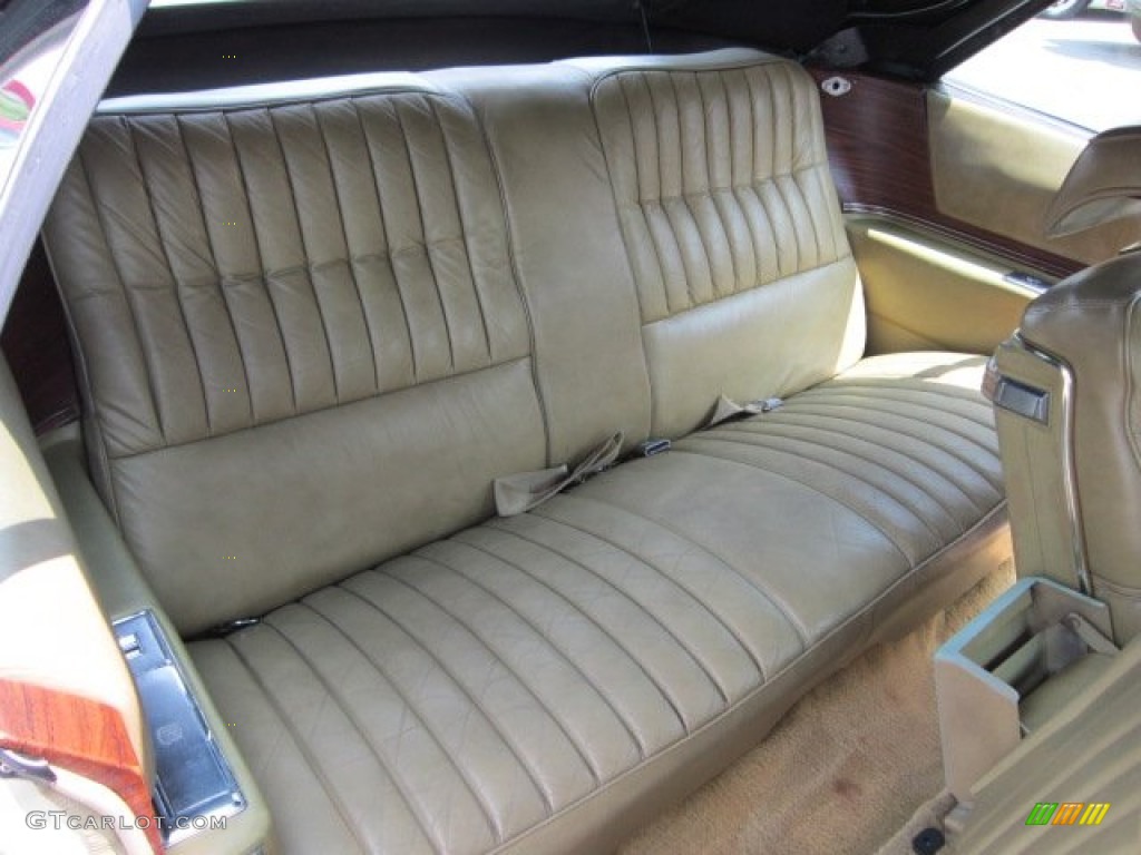 Antique Light Sandalwood Interior 1973 Cadillac Eldorado Convertible Photo #50793150