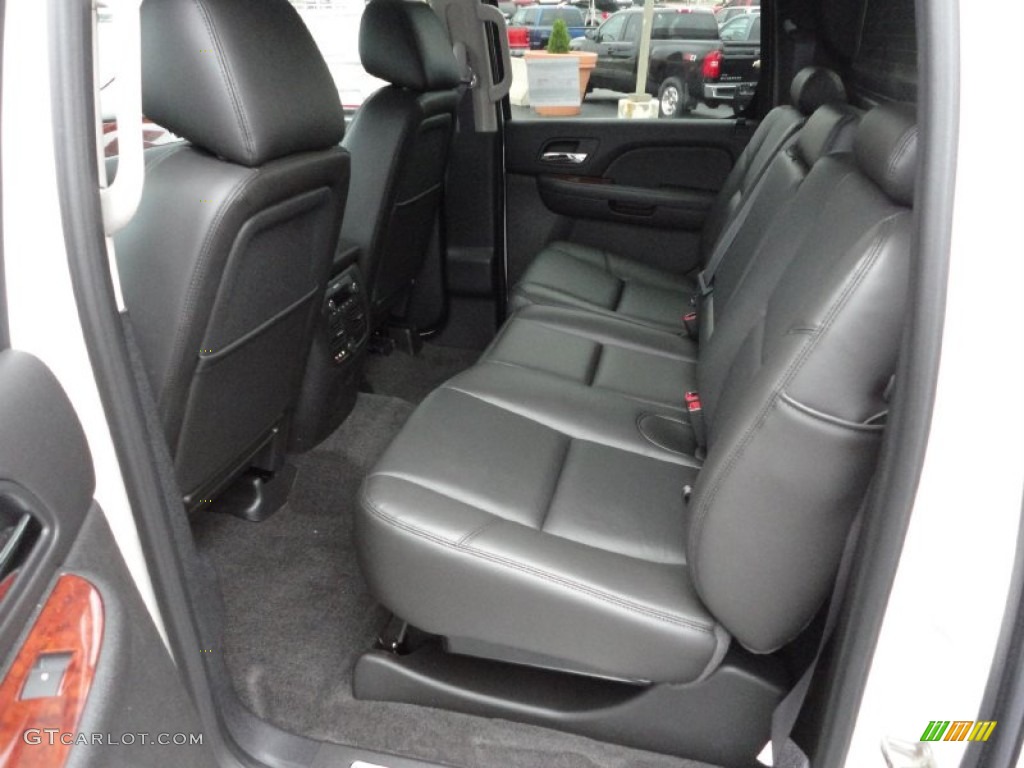 Ebony Interior 2011 Chevrolet Avalanche LTZ 4x4 Photo #50793885