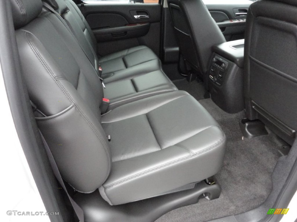 Ebony Interior 2011 Chevrolet Avalanche LTZ 4x4 Photo #50793897