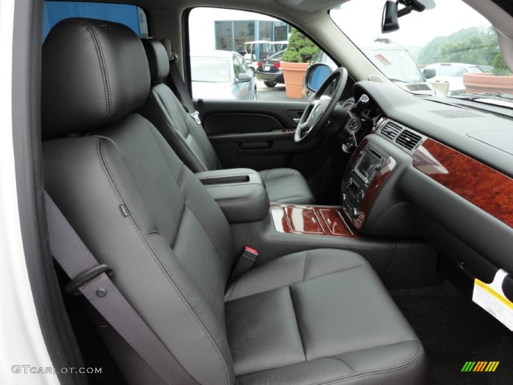 Ebony Interior 2011 Chevrolet Avalanche LTZ 4x4 Photo #50793912