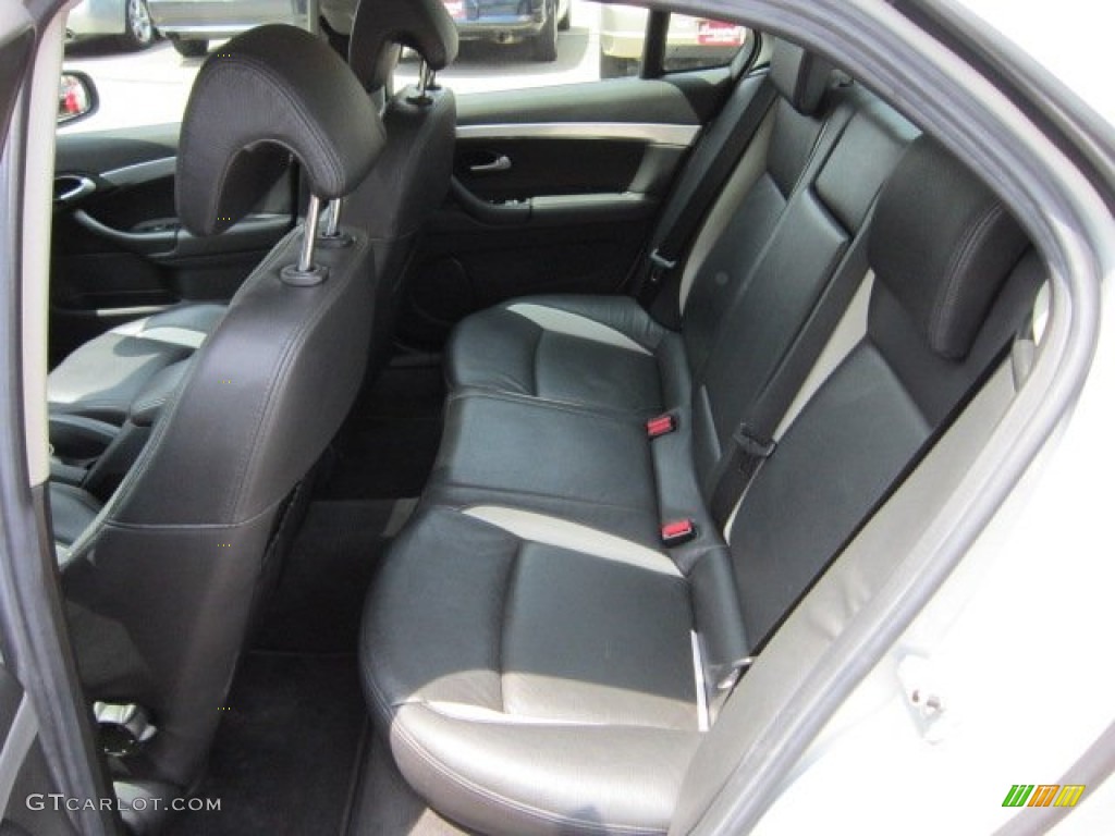 Black/Parchment Interior 2008 Saab 9-3 Aero Sport Sedan Photo #50793945