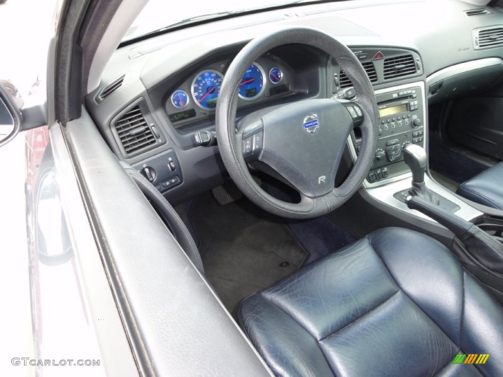 R Nordkap Black/Blue Metallic Interior 2005 Volvo S60 R AWD Photo #50794440