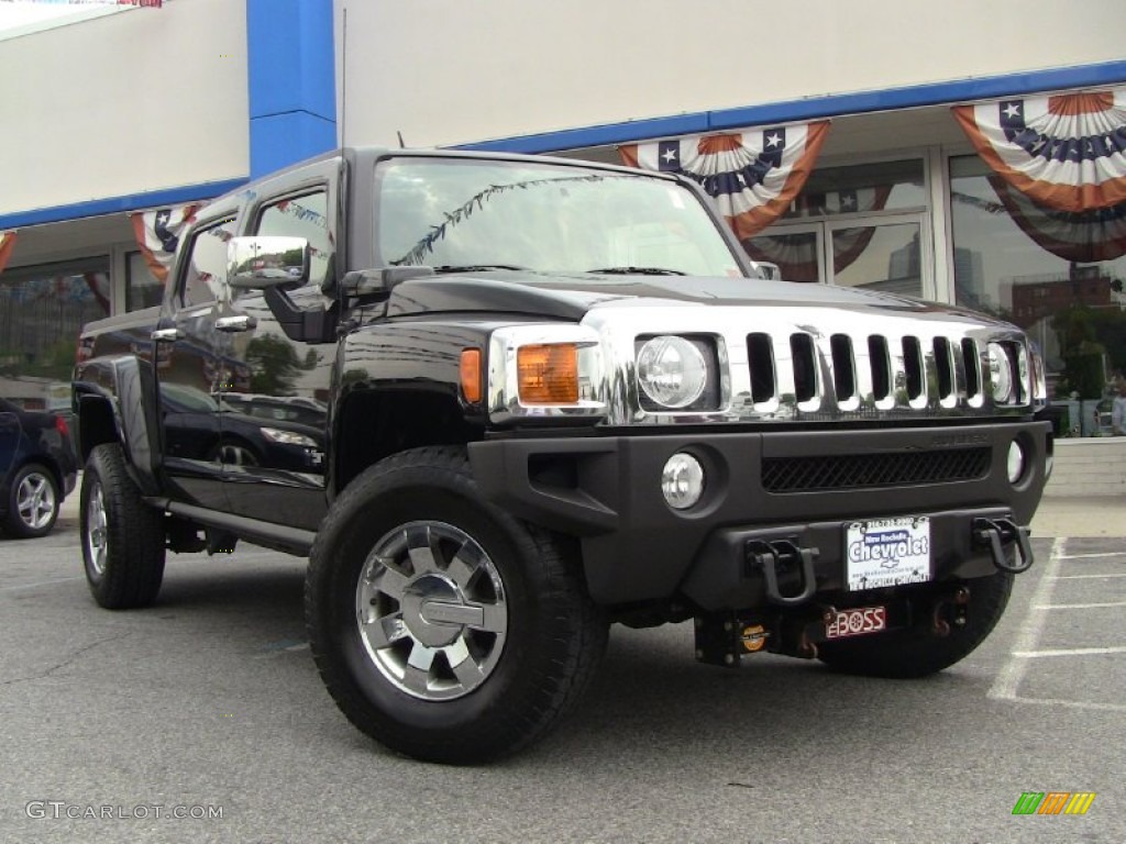 2009 H3 T - Black / Ebony/Pewter photo #1