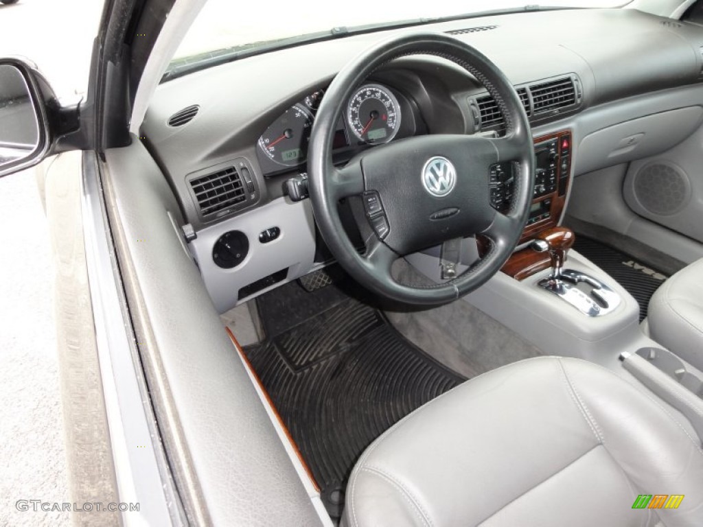 Grey Interior 2004 Volkswagen Passat GLX 4Motion Wagon Photo #50795232