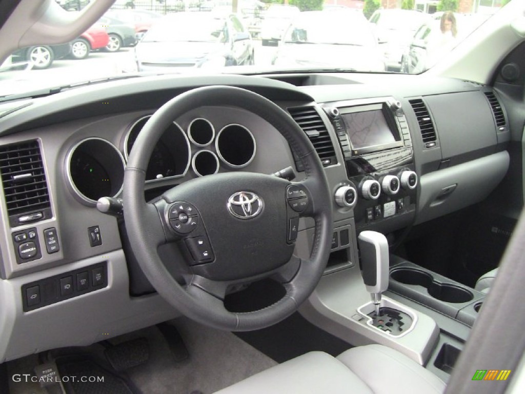 Graphite Interior 2010 Toyota Sequoia Limited 4WD Photo #50795325