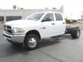 2011 Bright White Dodge Ram 3500 HD ST Crew Cab 4x4 Chassis  photo #1