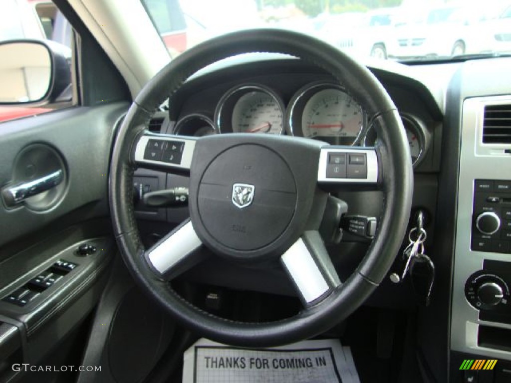 2008 Charger SRT-8 - Brilliant Black Crystal Pearl / Dark Slate Gray photo #26