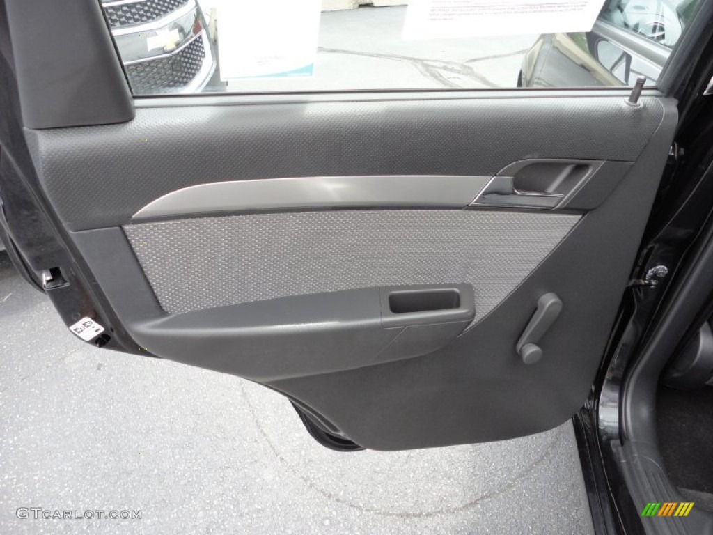 2009 Pontiac G3 Standard G3 Model Charcoal Door Panel Photo #50796015