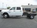 2011 Bright White Dodge Ram 3500 HD ST Crew Cab 4x4 Chassis  photo #8