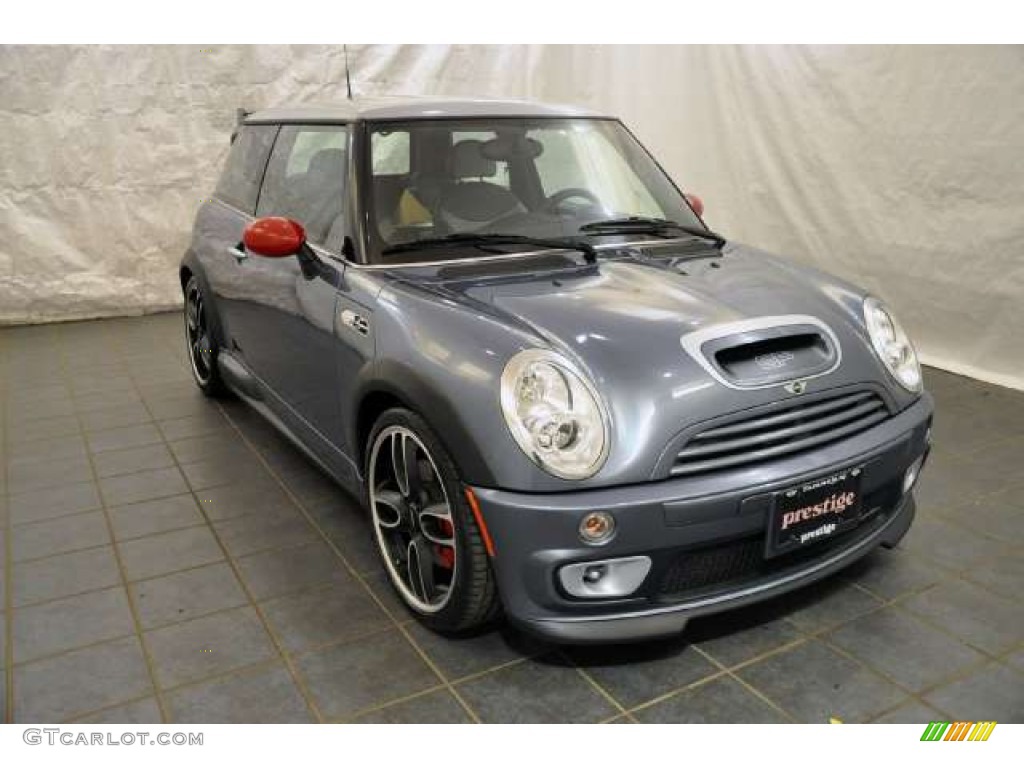 2006 Cooper John Copper Works GP - GP Thunder Blue Metallic / Grey/Panther Black photo #14