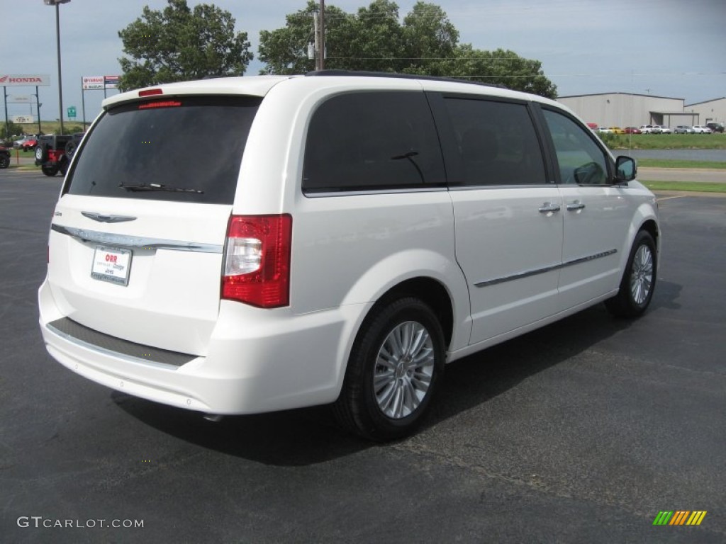 2011 Town & Country Limited - Stone White / Black/Light Graystone photo #5