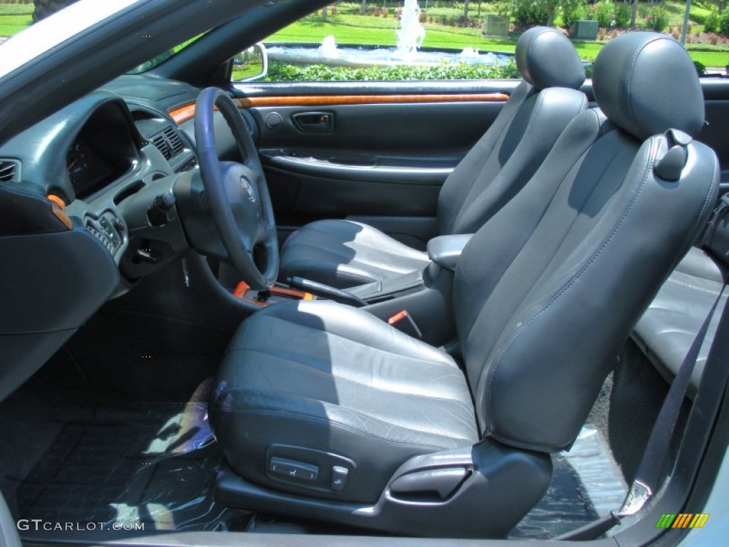 Charcoal Interior 2003 Toyota Solara SLE V6 Convertible Photo #50797431