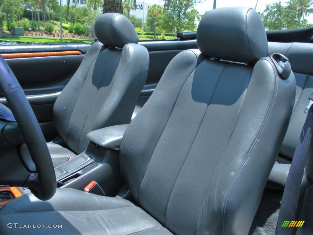 Charcoal Interior 2003 Toyota Solara SLE V6 Convertible Photo #50797446