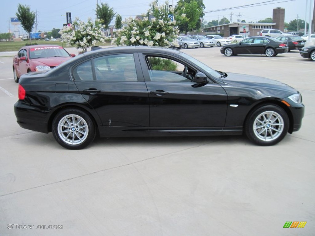 2010 3 Series 328i Sedan - Jet Black / Saddle Brown Dakota Leather photo #4
