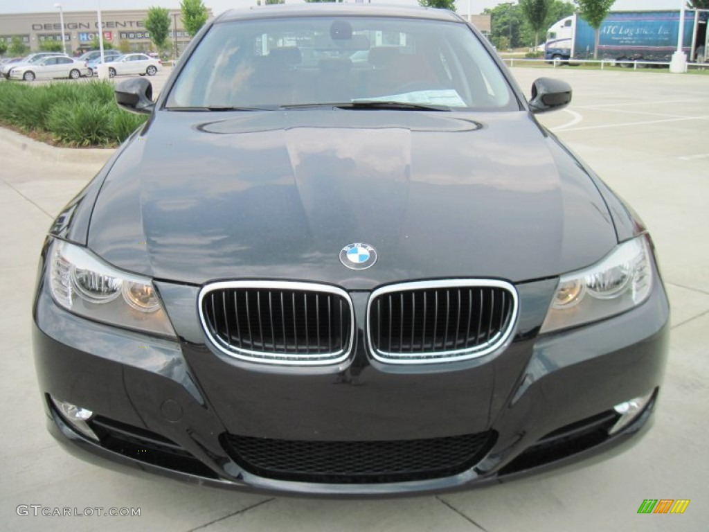 2010 3 Series 328i Sedan - Jet Black / Saddle Brown Dakota Leather photo #5