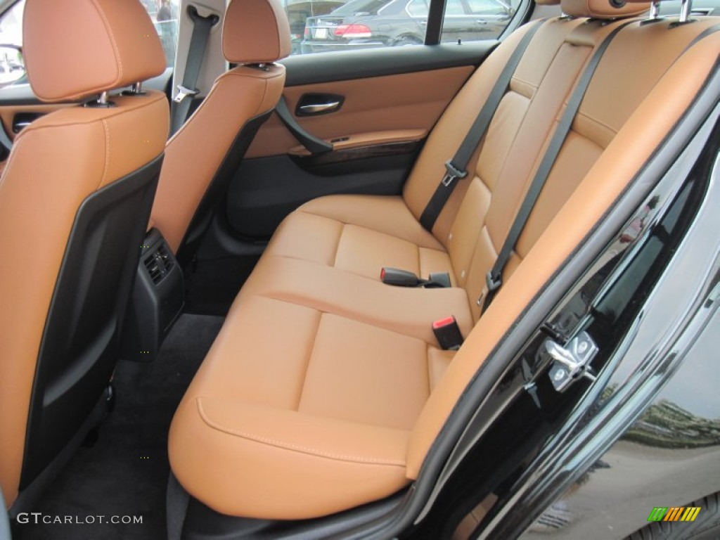 2010 3 Series 328i Sedan - Jet Black / Saddle Brown Dakota Leather photo #8