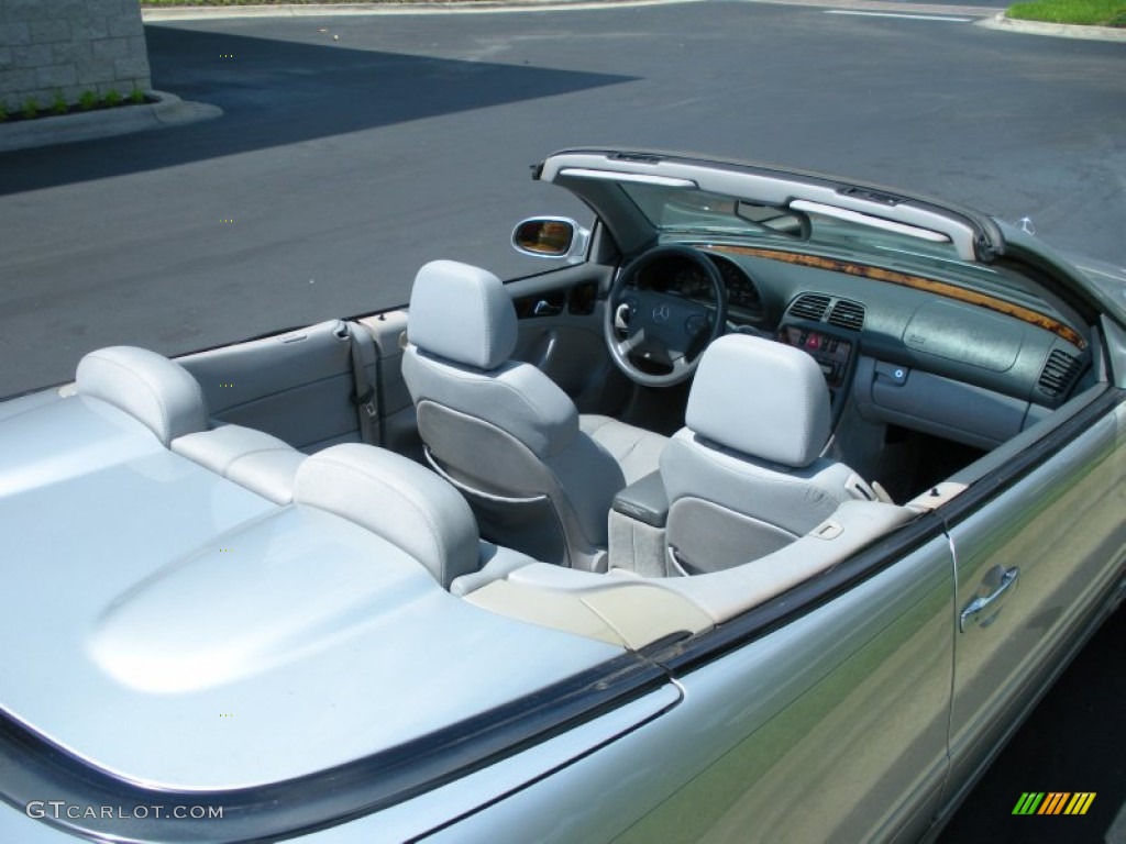 Ash Interior 2003 Mercedes-Benz CLK 320 Cabriolet Photo #50797791