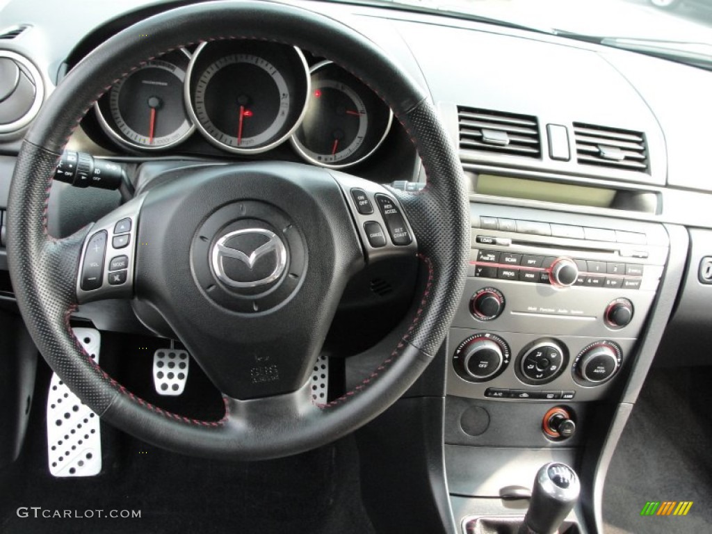 2008 Mazda MAZDA3 MAZDASPEED Grand Touring Black Dashboard Photo #50797800