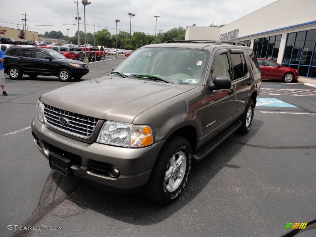 2004 Explorer XLT 4x4 - Mineral Grey Metallic / Medium Parchment photo #3